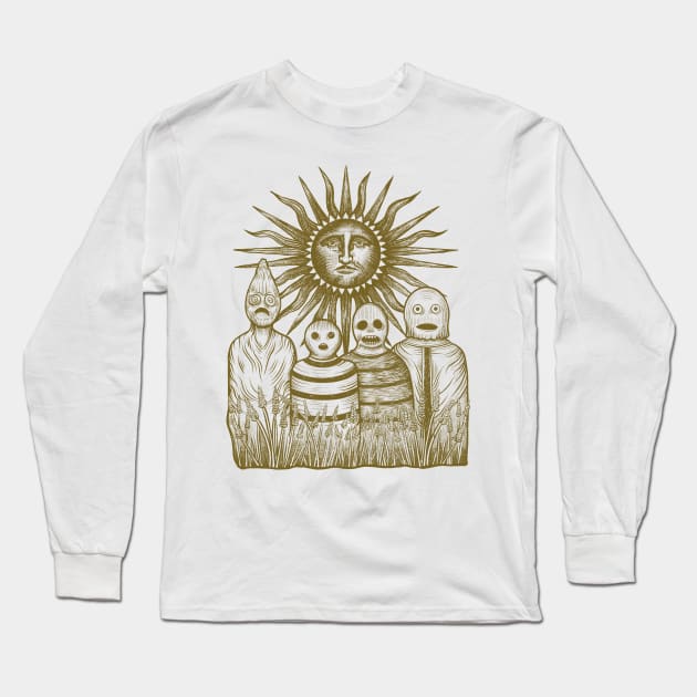 Wicker Man People Long Sleeve T-Shirt by RGB Ginger